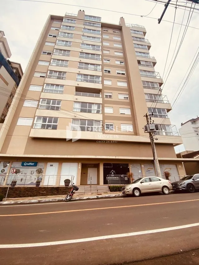 Fachada de um prédio residencial em Lajeado, Brasil.