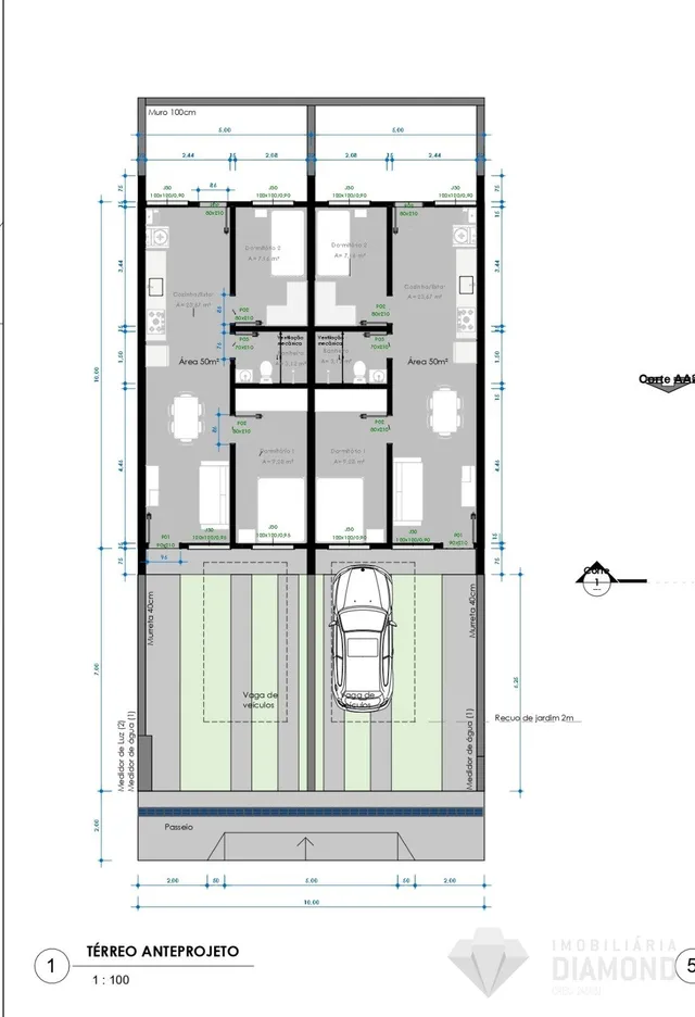 Casa geminada com 2 dormitórios, foto 3