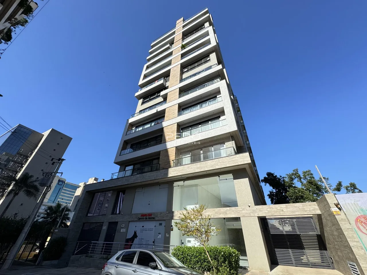 Fachada de um prédio residencial em Lajeado, Brasil.