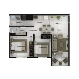 Apartamento com 2 dormitórios, foto 10