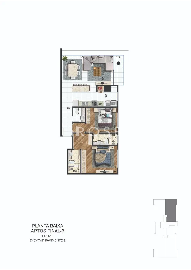 Apartamento com 2 dormitórios, foto 2