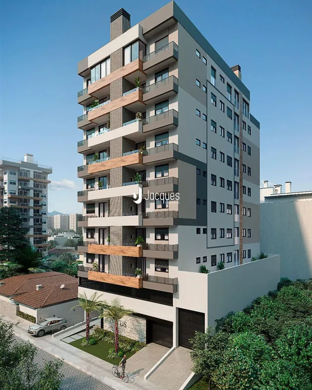 Fachada de um prédio residencial em Lajeado, Brasil.