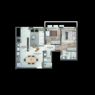 Apartamento com 2 dormitórios, foto 5