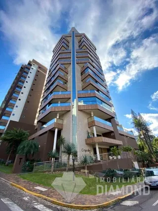 Fachada de um edifício residencial em Lajeado, Brasil.