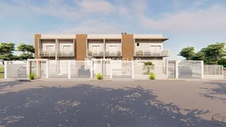 Fachada de um imóvel residencial em Lajeado, Brasil com cerca e varandas.