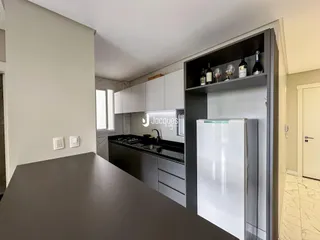 Vista da cozinha de uma propriedade em Lajeado, Brasil.