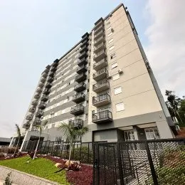 Fachada de um prédio residencial em Lajeado, Brasil.