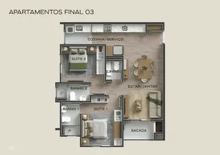 Apartamento com 2 dormitórios, foto 14