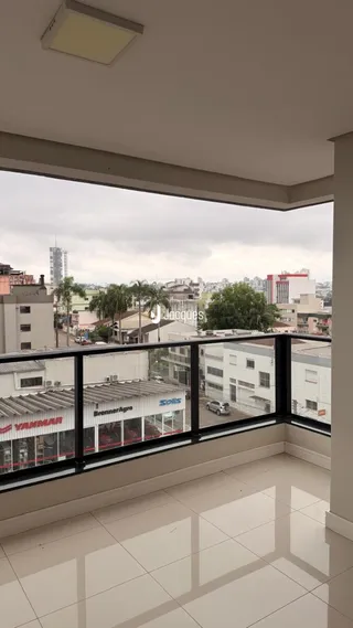 Vista da área interna com vista para a cidade de Lajeado.