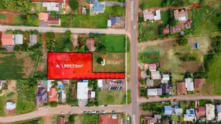 Vista aérea de um lote residencial em Lajeado, Brasil.