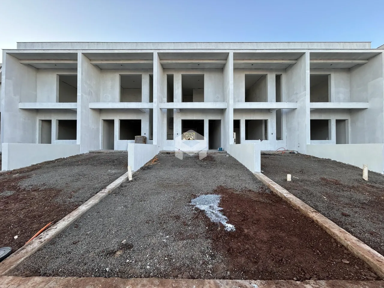 Fachada externa de uma construção residencial em Lajeado, Brasil.