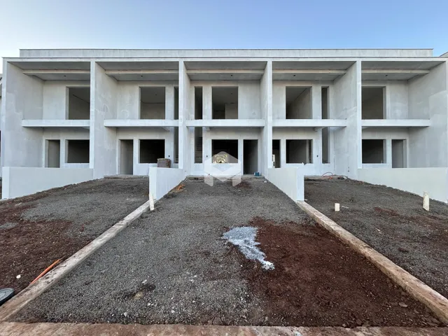 Fachada externa de uma construção residencial em Lajeado, Brasil.