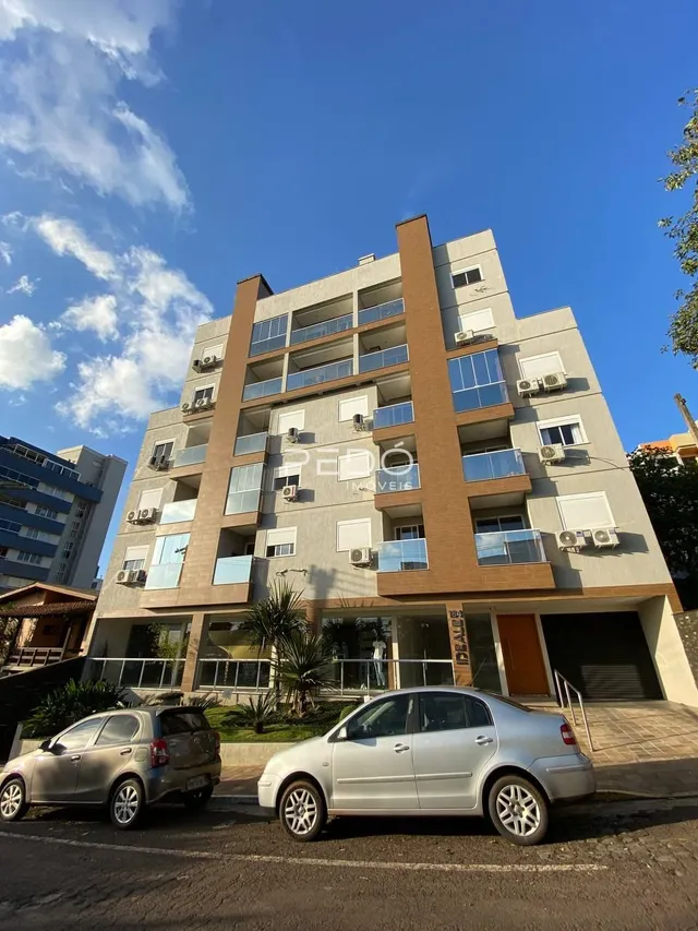 Fachada de um prédio residencial em Lajeado, Brasil.