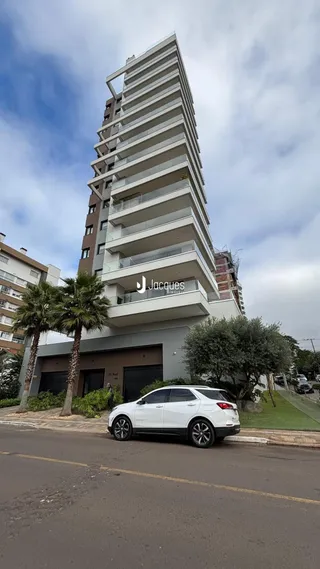 Fachada de um prédio residencial em Lajeado, Brasil.
