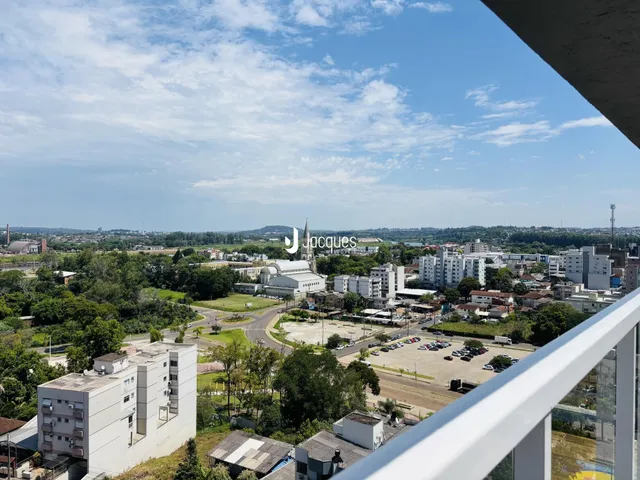 Vista aérea de uma área residencial em Lajeado, Brasil.