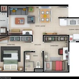 Apartamento com 2 dormitórios, foto 9