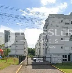 Fachada de um edifício residencial em Lajeado, Brasil.