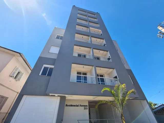 Foto da fachada de um prédio residencial em Lajeado, Brasil.