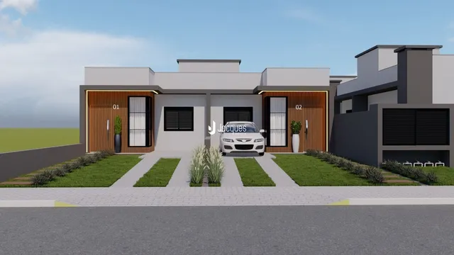 Casa geminada com 2 dormitórios