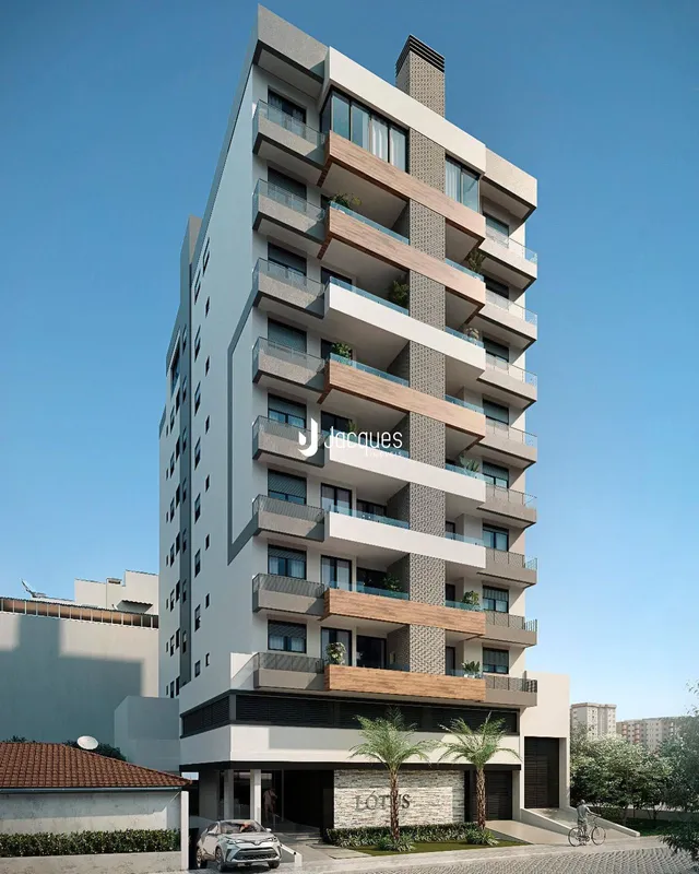 Fachada de um prédio residencial em Lajeado, Brasil.