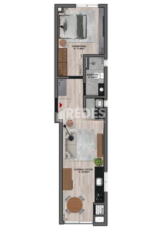 Apartamento com 1 dormitório, foto 9