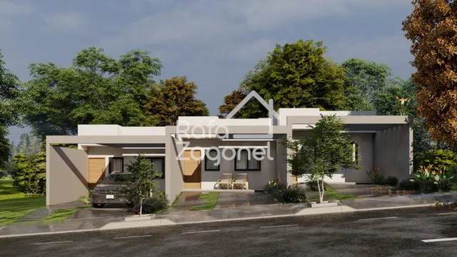 Casa geminada com 2 dormitórios