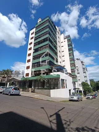 Fachada de um edifício residencial em Lajeado, Brasil.