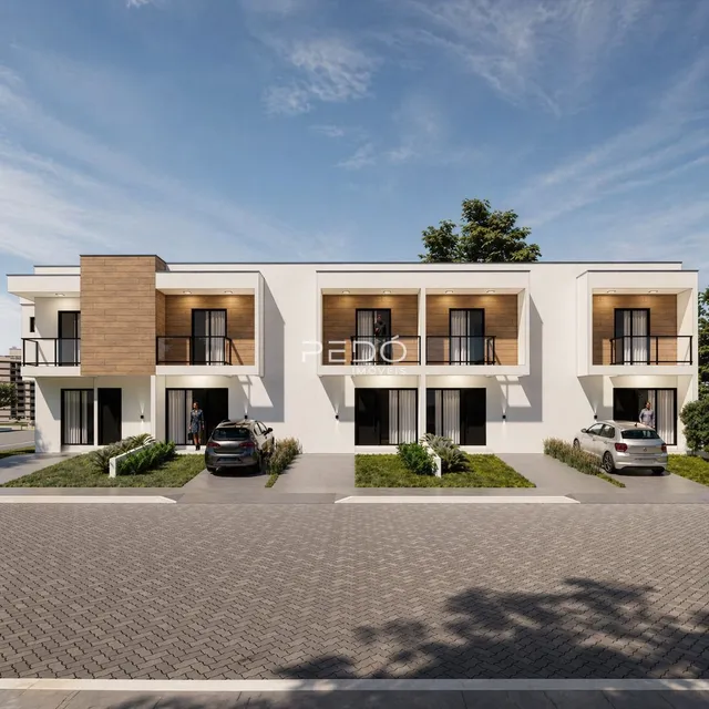 Fachada moderna de um imóvel residencial em Lajeado.