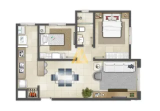 Apartamento com 1 dormitório, foto 12