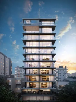 Fachada de um edifício residencial em Lajeado, Brasil.