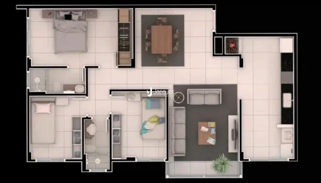 Apartamento com 3 dormitórios, foto 3