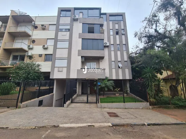 A fachada de um prédio residencial em Lajeado, Brasil.