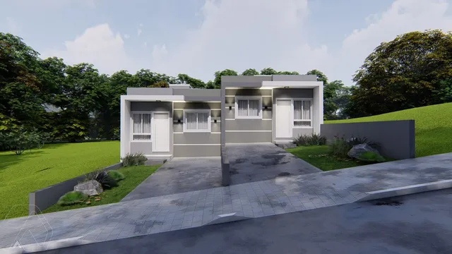 Casa geminada com 2 dormitórios