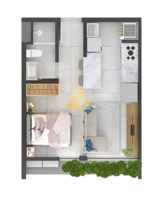 Apartamento com 1 dormitório, foto 24
