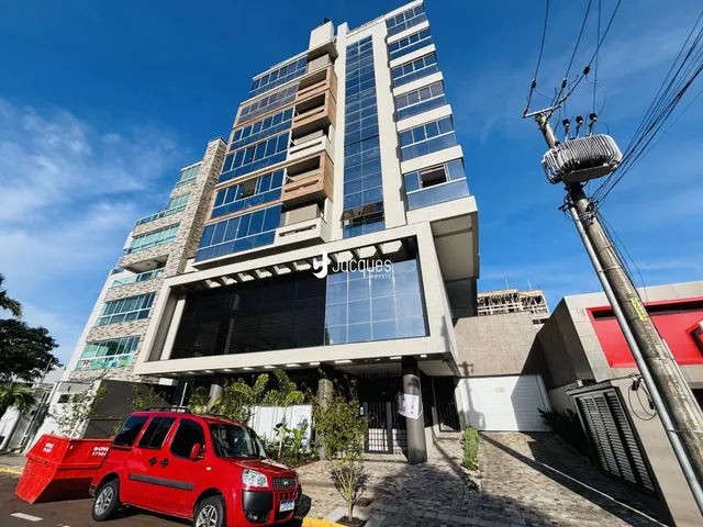 Fachada de um edifício residencial em Lajeado, Brasil.