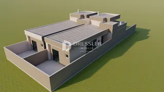 Fachada de uma residência moderna em Lajeado.