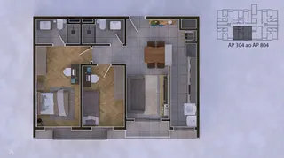 Apartamento com 2 dormitórios, foto 9