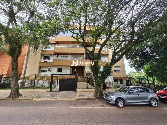 Fachada de um prédio residencial na Lajeado, Brasil.