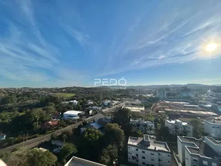 Vista aérea de uma área residencial em Lajeado, Brasil.