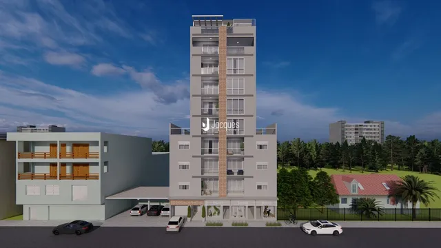 Fachada de um prédio residencial em Lajeado, Brasil.