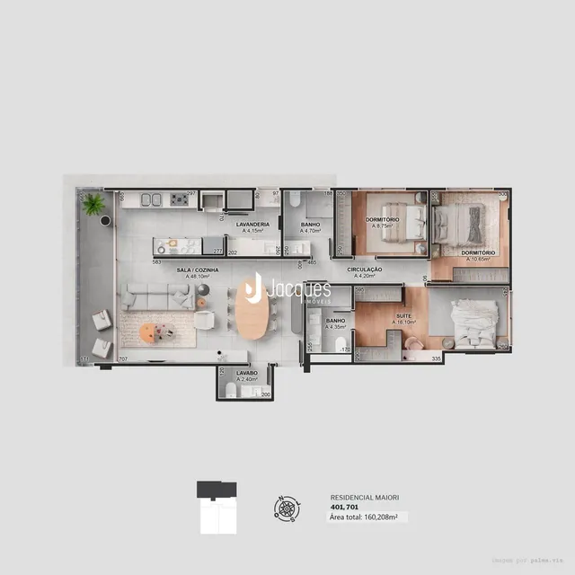 Apartamento com 3 dormitórios, foto 5