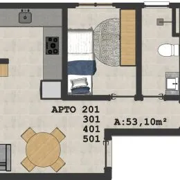 Apartamento com 2 dormitórios, foto 5