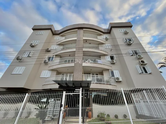 Foto da fachada de um edifício residencial em Lajeado.
