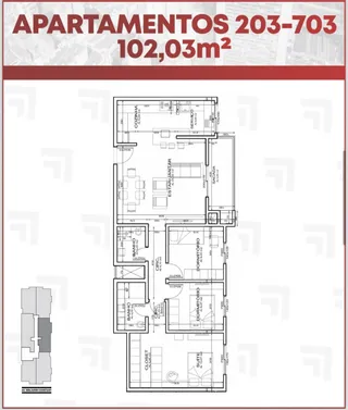 Apartamento com 3 dormitórios, foto 8