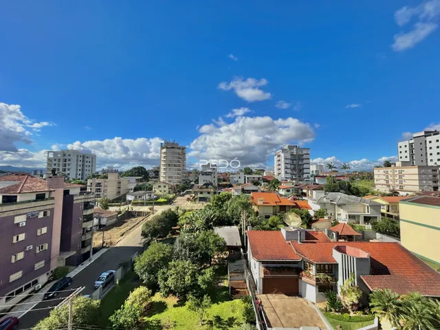 Vista aérea de uma área residencial em Lajeado, Brasil.