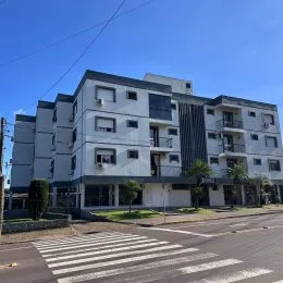 Fachada de um prédio residencial em Lajeado, Brasil.