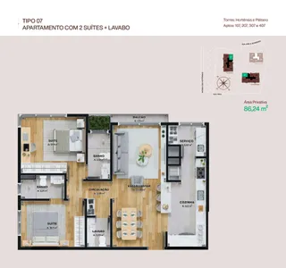 Apartamento com 2 dormitórios, foto 12