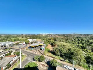 Vista aérea da propriedade e da área circundante em Lajeado, Brasil.