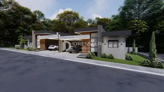 Fachada moderna de uma residência em Lajeado, Brasil.
