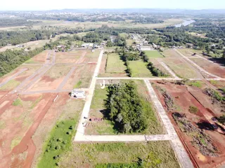Vista aérea de um terreno rural em Lajeado, Brasil.